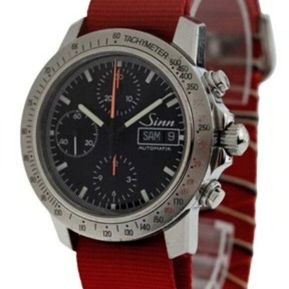 Sinn 40mm Men's AutoBahn Automatic Chronograph 7750 Day-Date Watch! Ref: 303! - Picture 4 of 10